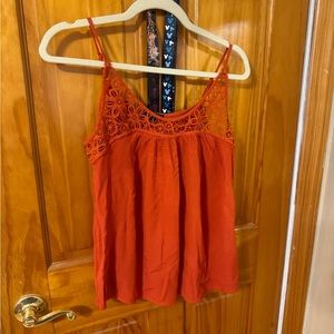 Women’s Orange Tank top Ambiance Size Large